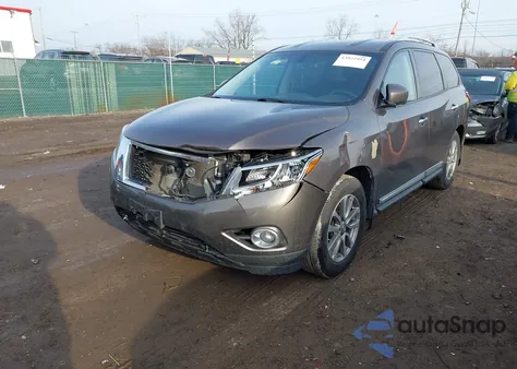 2015 Nissan Pathfinder Sl from USA, damaged, VIN 5N1AR2MM7FC694496